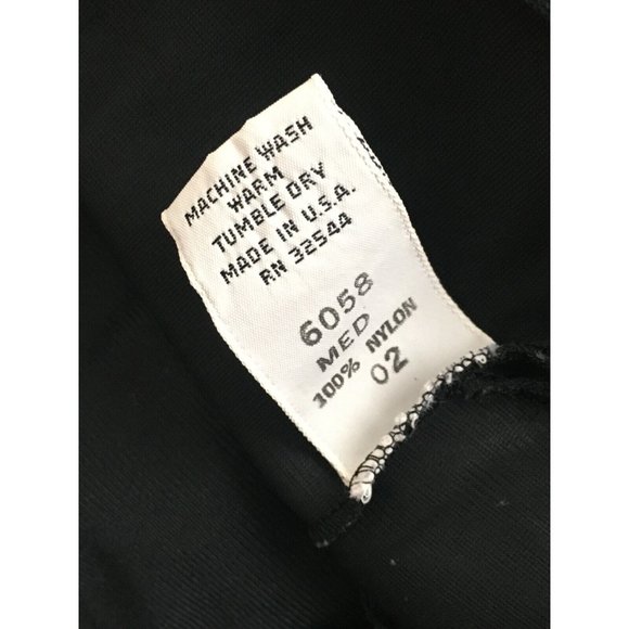 Ginger Rogers for JC Penney Lingerie Vintage Long Gown Size Medium Black - Picture 7 of 7